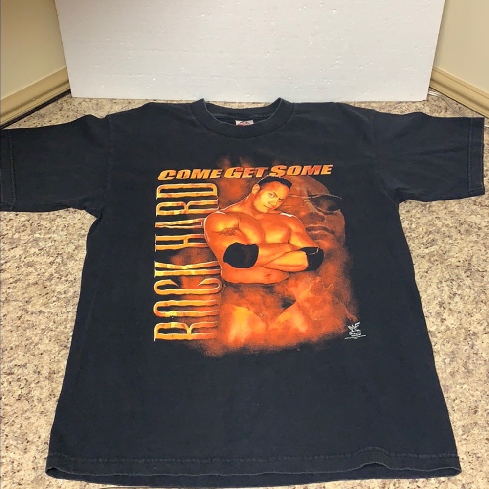 WWF ‘The Rock’ Vintage tee
